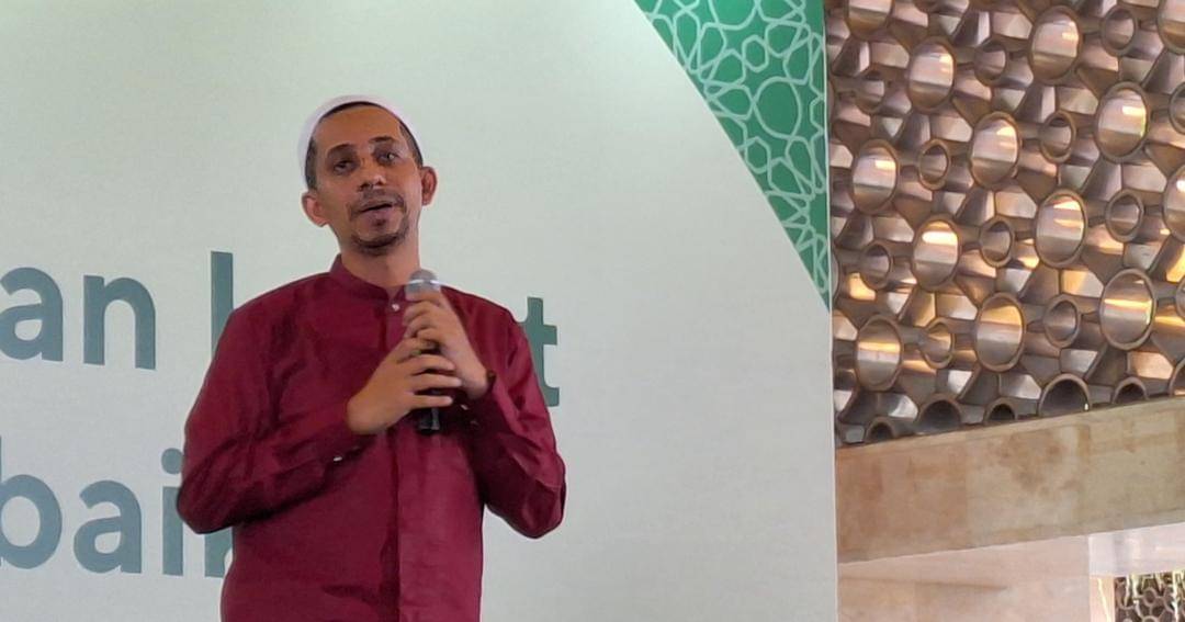 Acara Buka Puasa Akbar yang diselenggarakan oleh BAZNAS, Bango dan Royco di Masjid Istiqlal, Jakarta Pusat pada Jumat (15/3/2024). - Popmama.com/Argya D. Maheswara